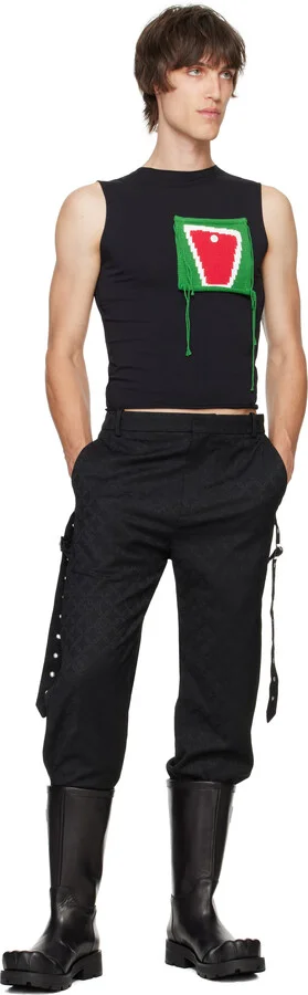 Charles Jeffrey LOVERBOY Black Sheathed Boots - Image 5
