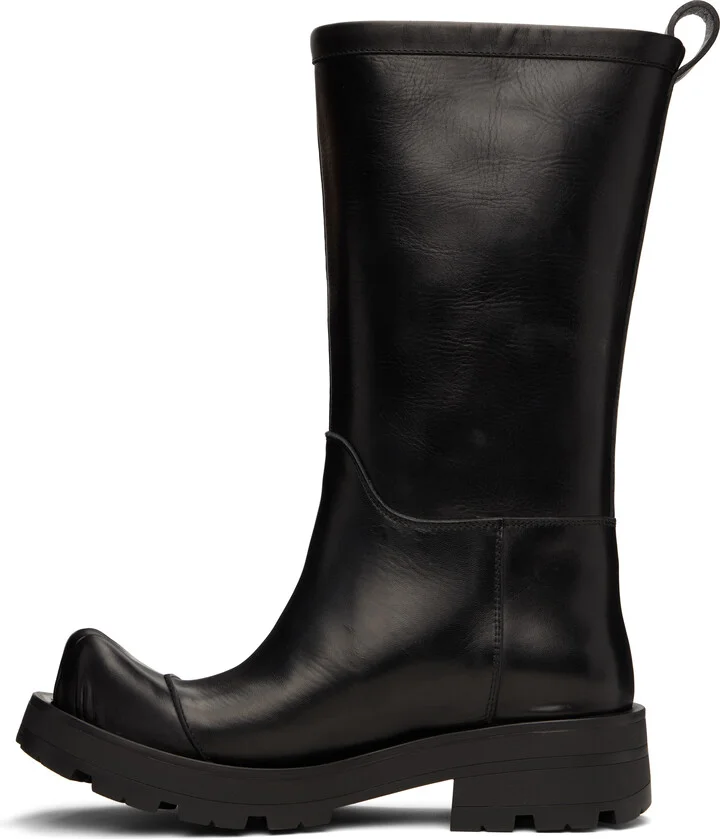 Charles Jeffrey LOVERBOY Black Sheathed Moggies Boots - Image 3