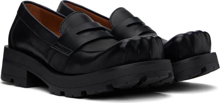 Charles Jeffrey LOVERBOY Black Sheathed Moggies Loafers - Image 4