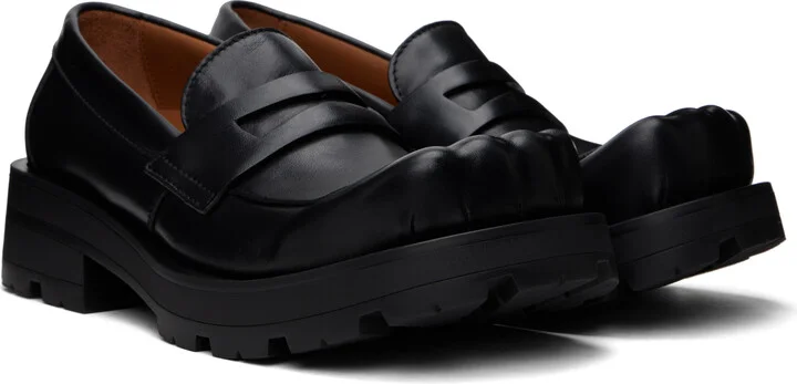 Charles Jeffrey LOVERBOY Black Sheathed Moggies Loafers - Image 4