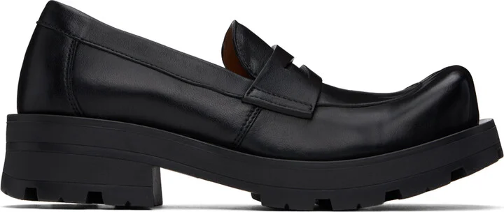 Charles Jeffrey LOVERBOY Black Sheathed Moggies Loafers