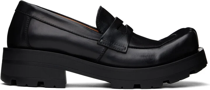 Charles Jeffrey LOVERBOY Black Sheathed Moggies Loafers