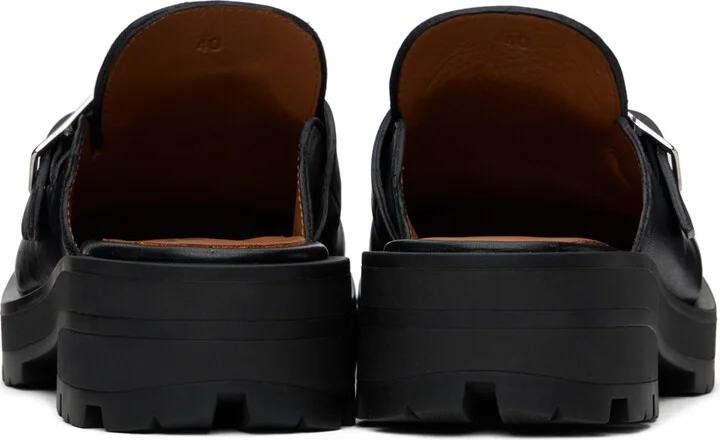 Charles Jeffrey LOVERBOY Black Sheathed Moggies Mules - Image 2