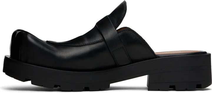 Charles Jeffrey LOVERBOY Black Sheathed Moggies Mules - Image 3