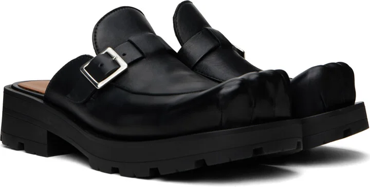Charles Jeffrey LOVERBOY Black Sheathed Moggies Mules - Image 4