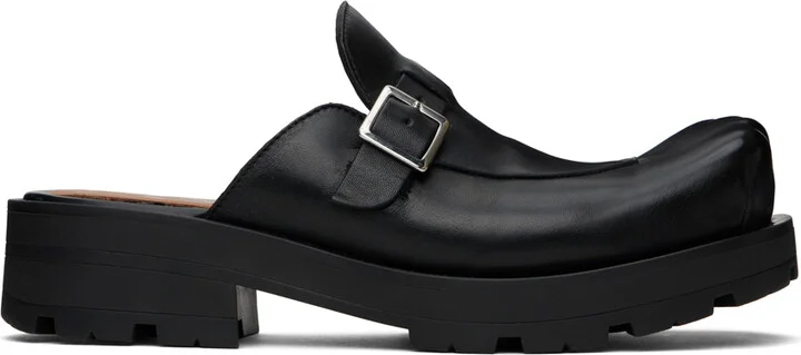 Charles Jeffrey LOVERBOY Black Sheathed Moggies Mules