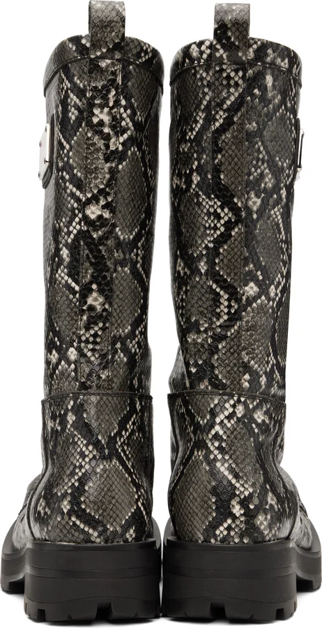 Charles Jeffrey LOVERBOY Gray Sheathed Moggies Boots - Image 2