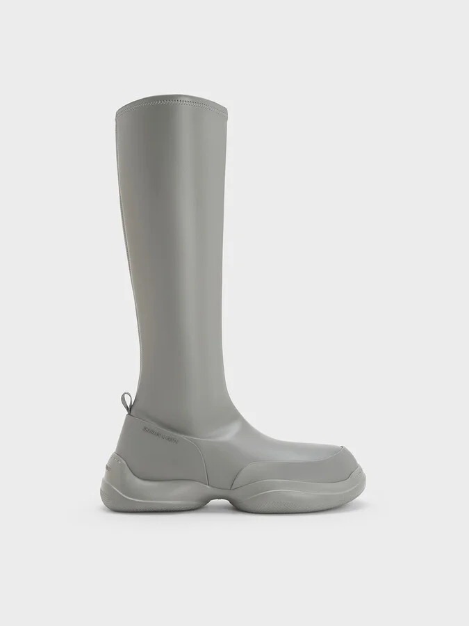 Charles & Keith - Casey Side-Zip Knee-High Boots