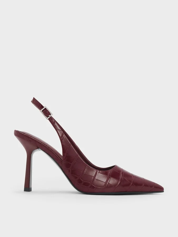 Animal Print Burgundy