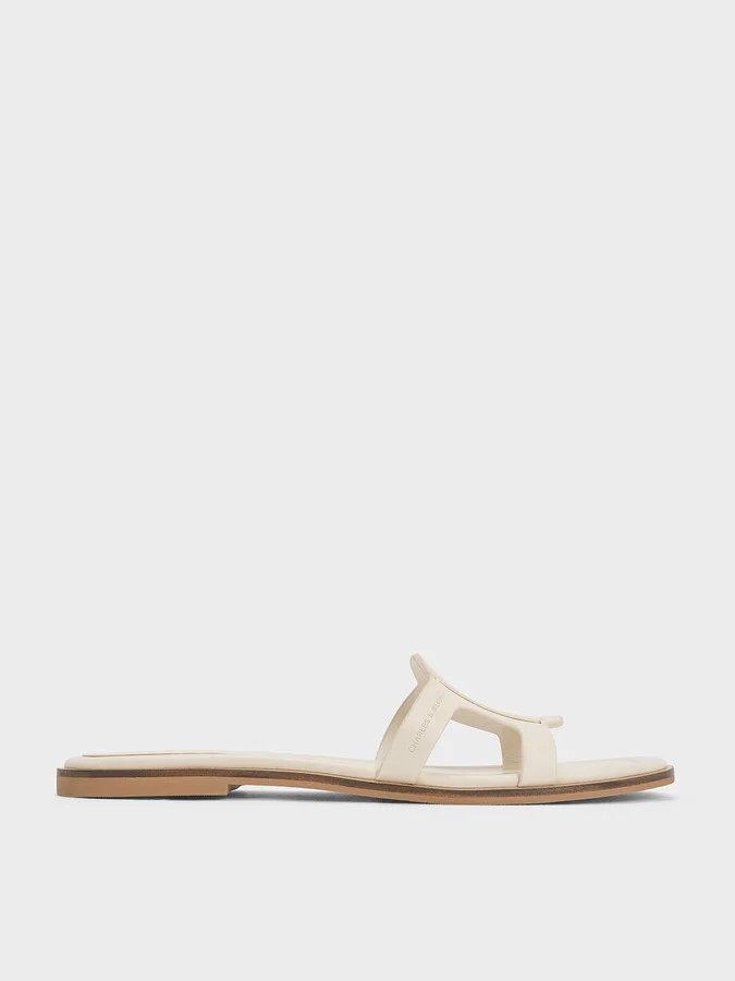Charles & Keith - Easley Cut-Out Slide Sandals