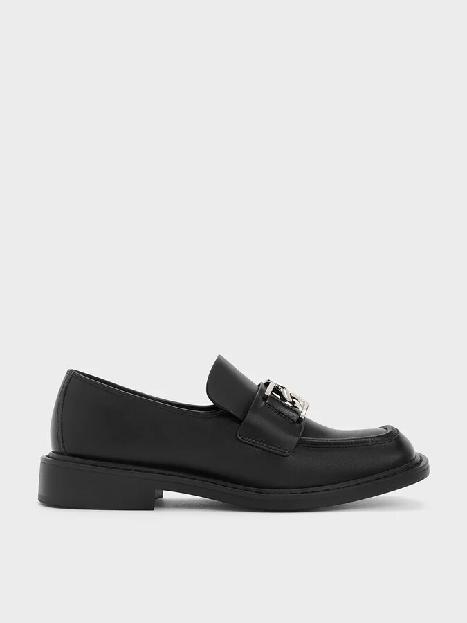 Charles & Keith - Gabine Leather Loafers