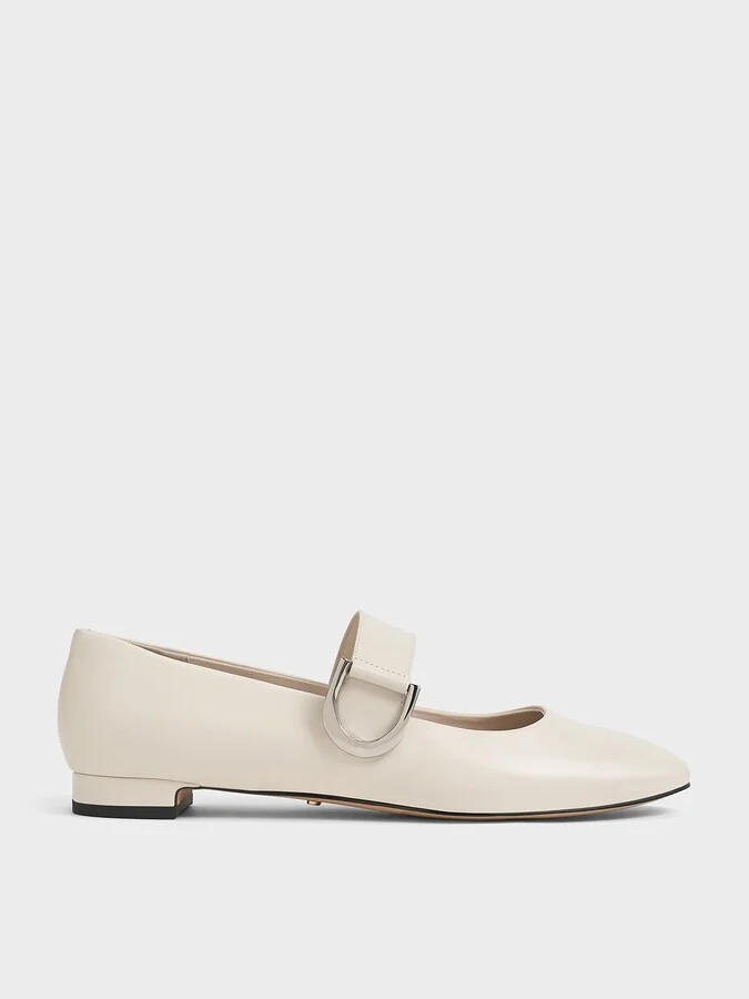 Charles & Keith - Gabine Leather Mary Janes