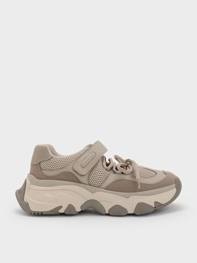 Charles & Keith - Gaskell Mesh Mary Jane Sneakers