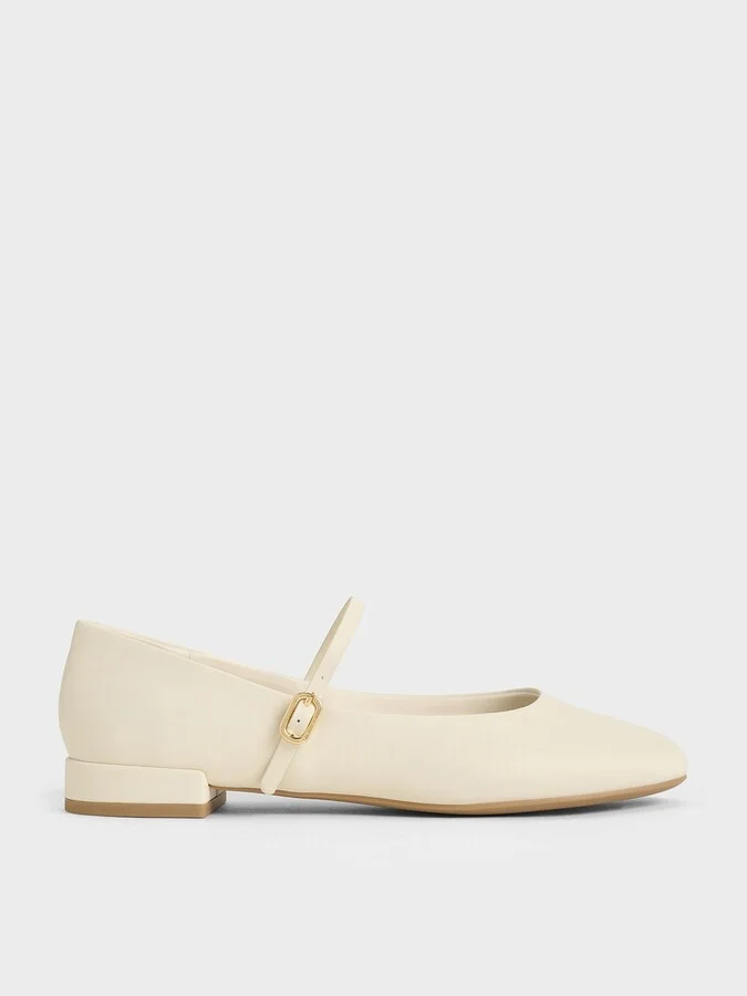Charles & Keith - Gertrude Round-Toe Mary Janes