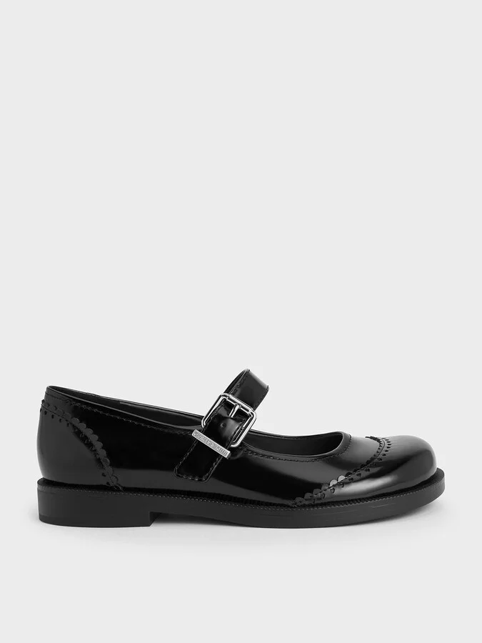 Charles & Keith - Heart Buckled Mary Janes