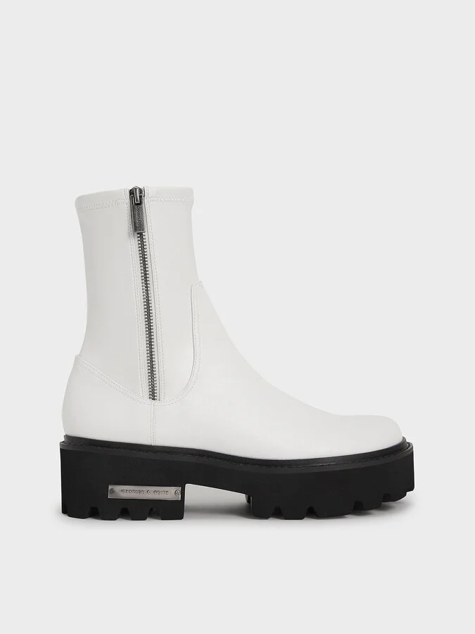 Charles & Keith - Imogen Side-Zip Ankle Boots