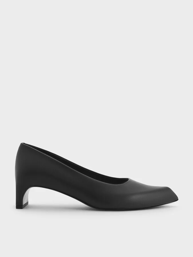 Charles & Keith - Lorde Blade-Heel Pointed-Toe Pumps
