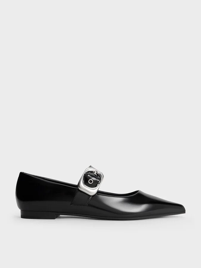 Charles & Keith - Masei Grommet-Strap Mary Janes