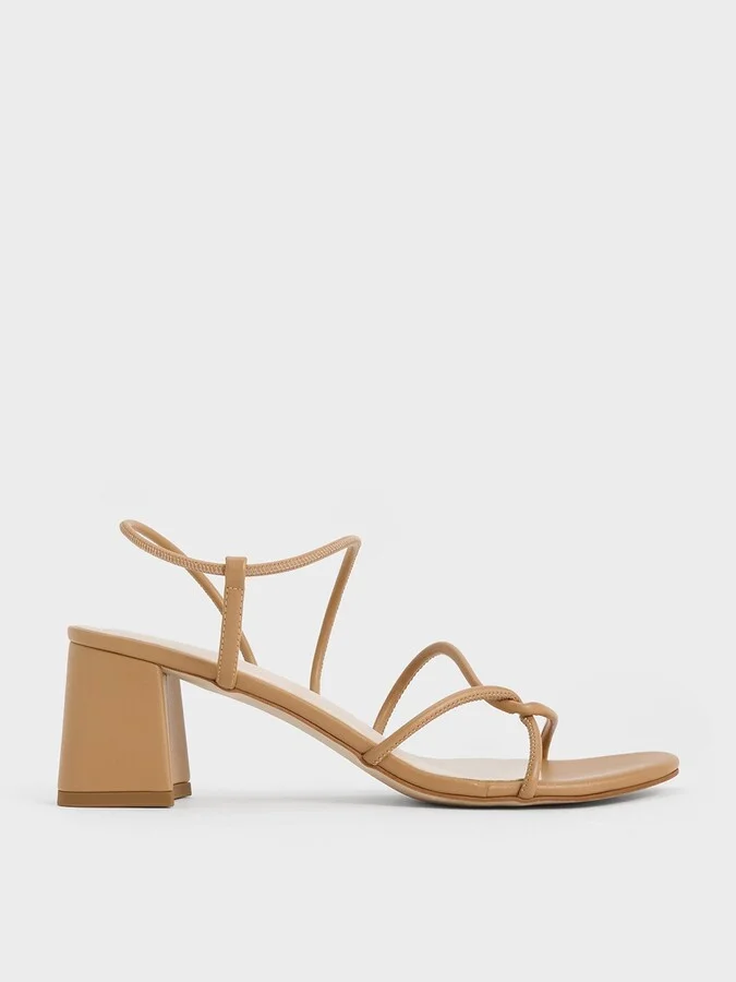 Charles & Keith - Meadow Strappy Block Heel Sandals