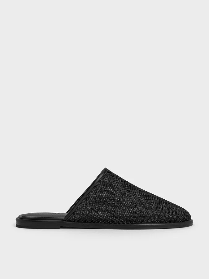 Charles & Keith - Mesh High-Vamp Flat Mules