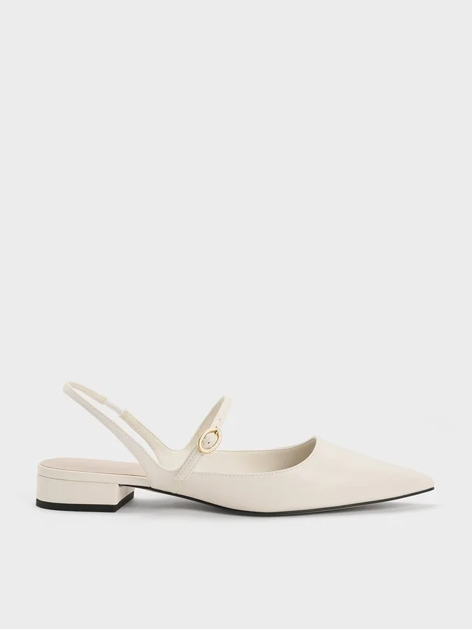 Charles & Keith - Roxane Slingback Mary Jane Flats