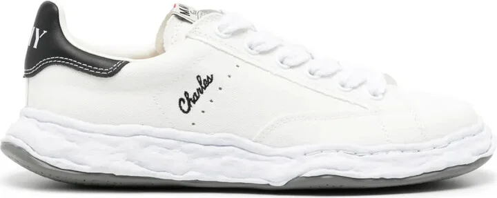 Charles lace-up canvas sneakers