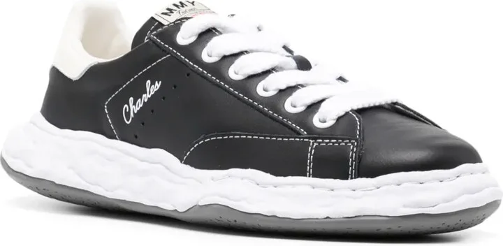 Charles lace-up leather sneakers - Image 2