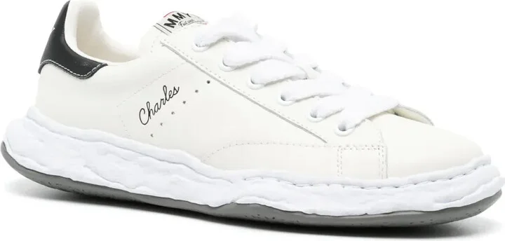 Charles lace-up leather sneakers - Image 2