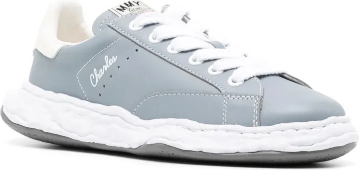 Charles lace-up leather sneakers - Image 2