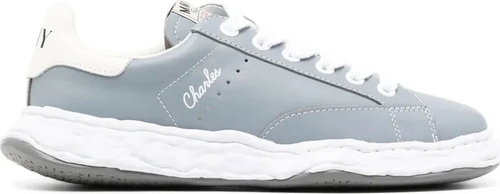 Charles lace-up leather sneakers