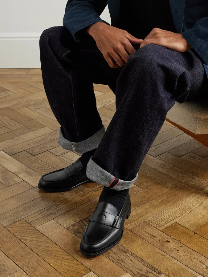 Charles Leather Penny Loafers - Image 2