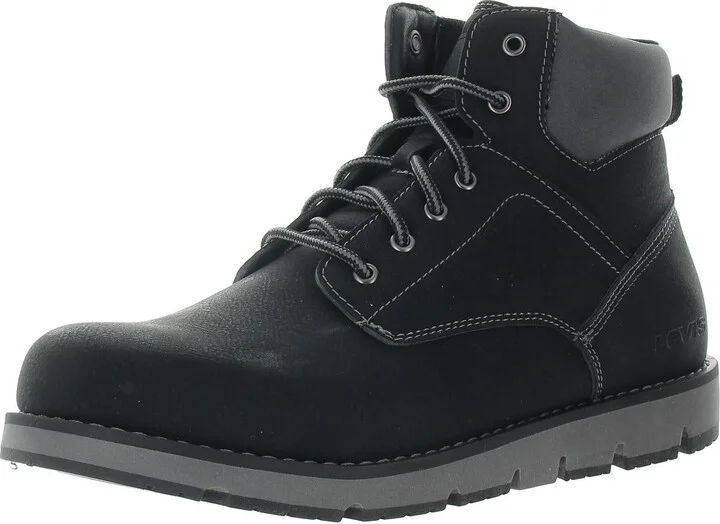 Charles Mens Lace-Up Man Made Winter & Snow Boots