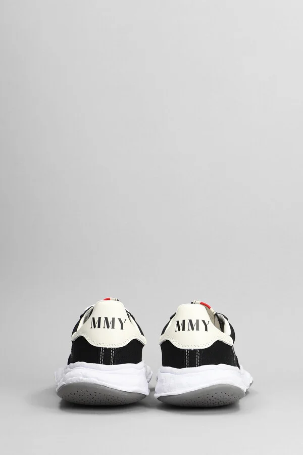 Charles Sneakers In Black Cotton - Image 4