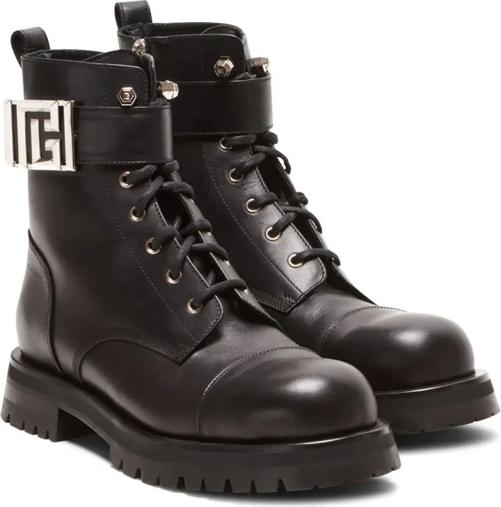 Charlie leather combat boots - Image 2