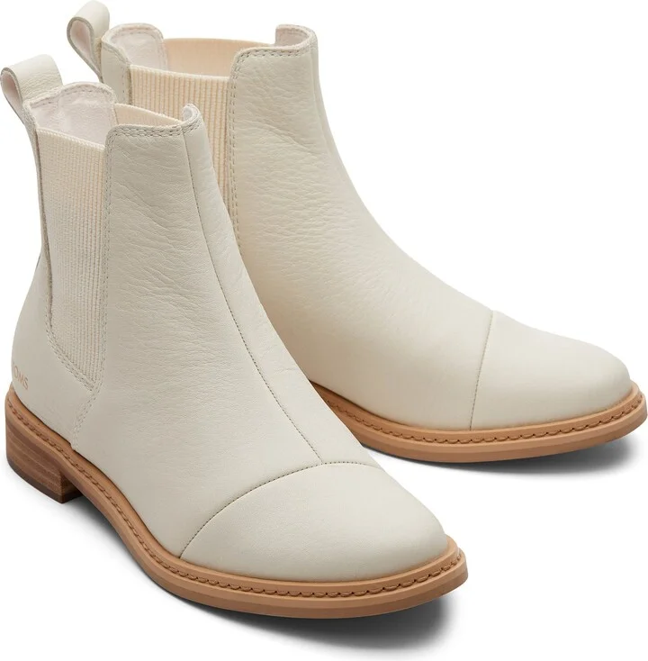 Charlie Light Sand Leather Boot - Image 3