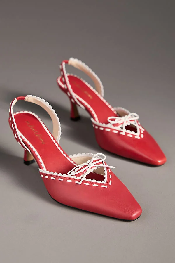Charlie Slingback Kitten Heel Mules