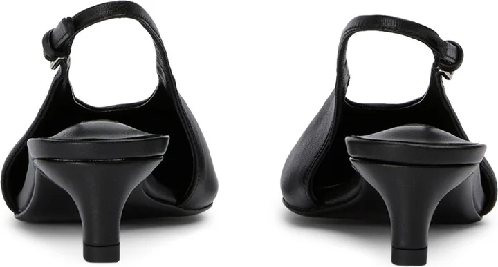 Charlie Slingback Pointed Toe Kitten Heel Pump - Image 4