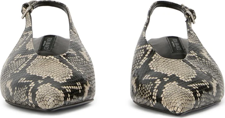 Charlie Slingback Pointed Toe Kitten Heel Pump - Image 6