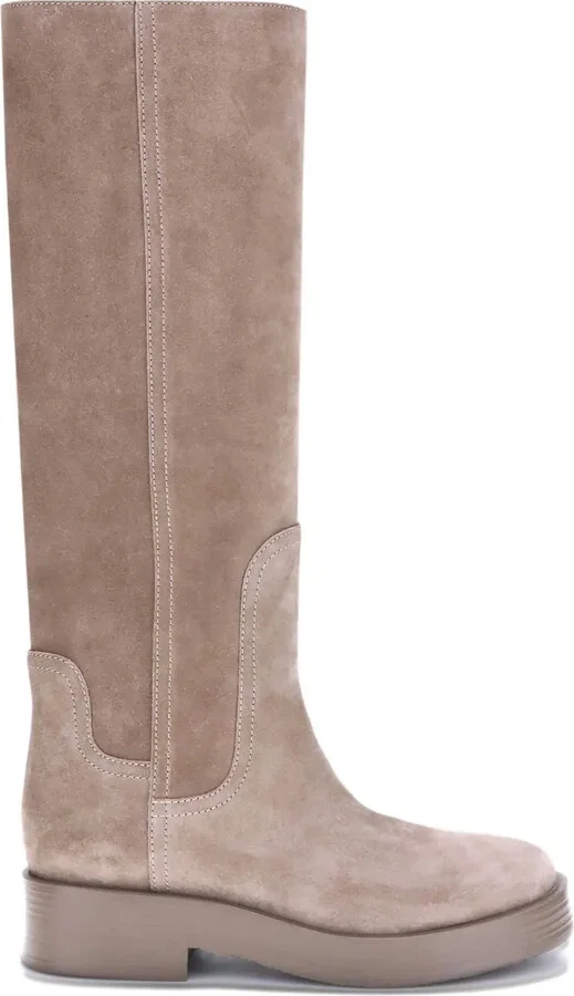 Charlie suede knee-high boots