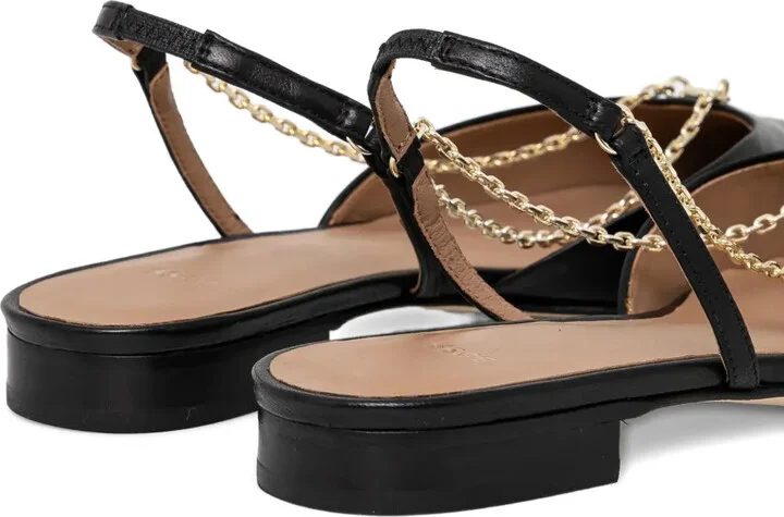 Charlize chain-embellished slingback flats - Image 3