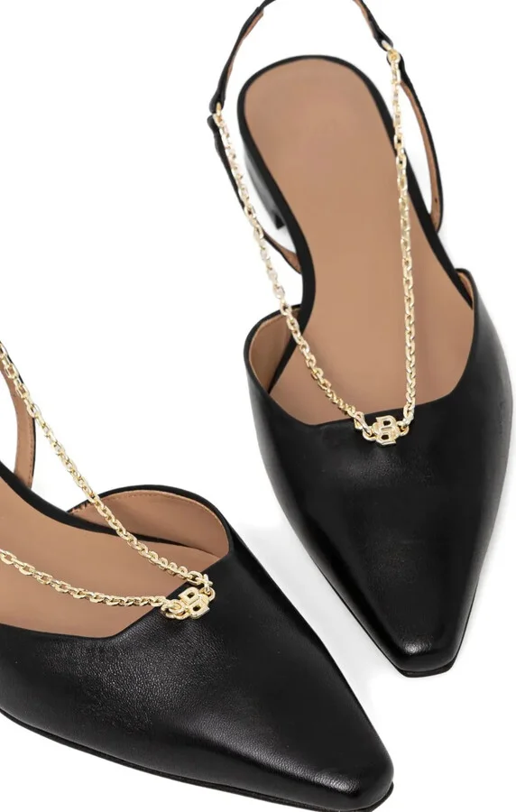 Charlize chain-embellished slingback flats - Image 4