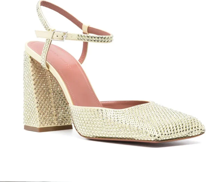 Charlotte 95mm crystal-embellished pumps - Image 2