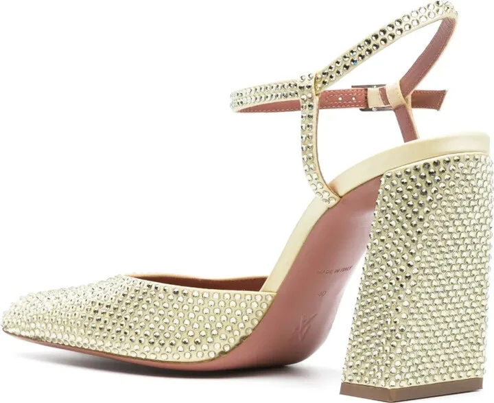 Charlotte 95mm crystal-embellished pumps - Image 3