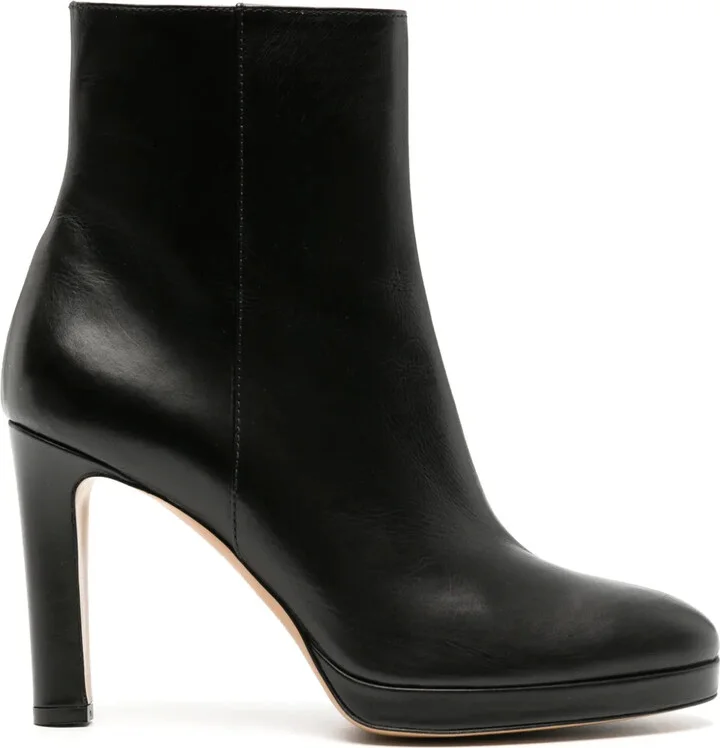 Charlotte leather ankle boots