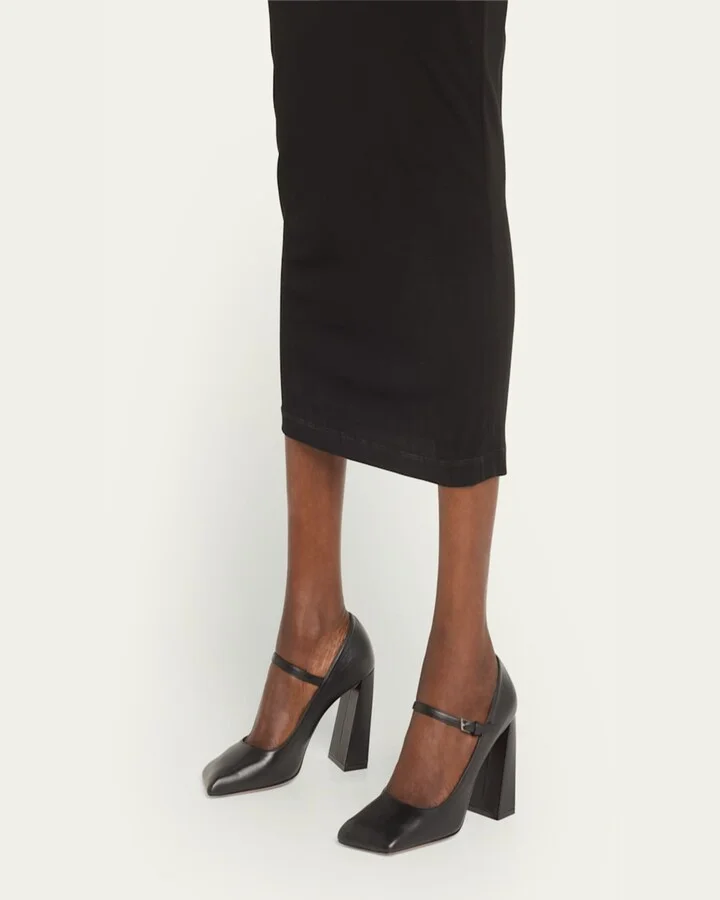 Charlotte Leather Mary Jane Pumps - Image 4