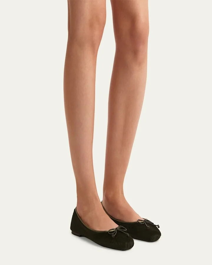 Charlotte Pony Hair Ballerina Flats - Image 2