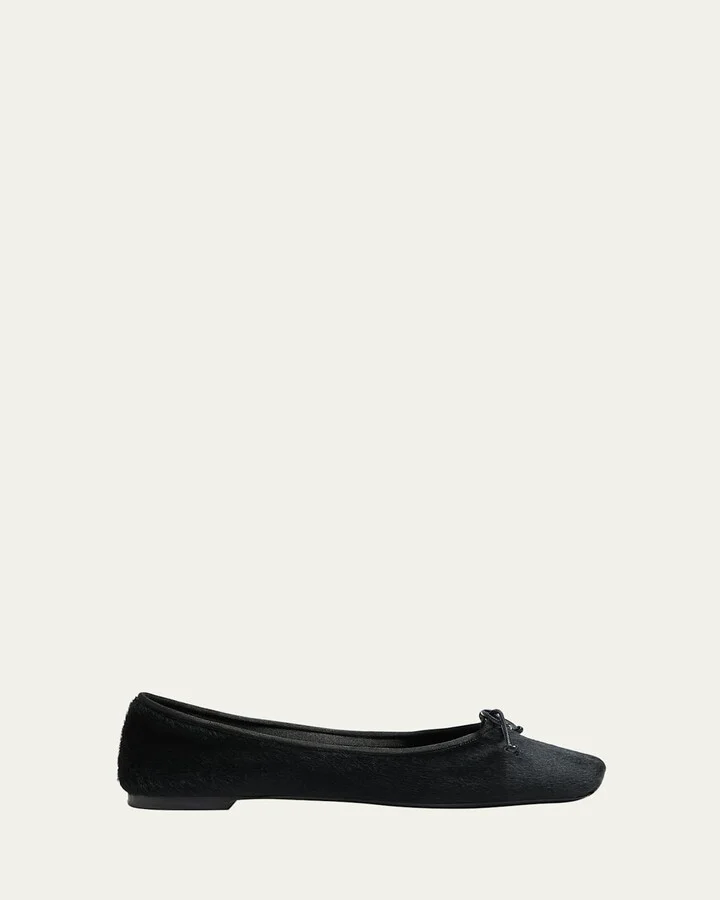 Charlotte Pony Hair Ballerina Flats