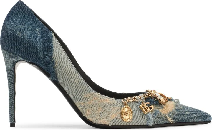 Charm Embellished Pointed Toe Pump - Image 3