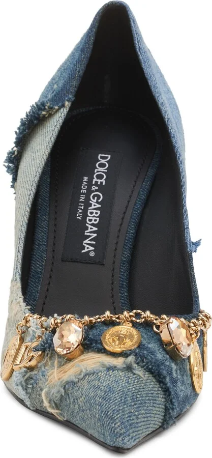 Charm Embellished Pointed Toe Pump - Image 4