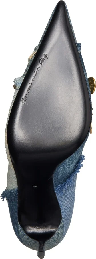 Charm Embellished Pointed Toe Pump - Image 6